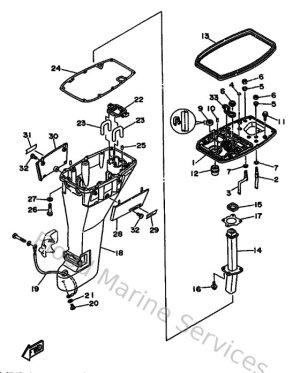 Diagram for Upper Casing