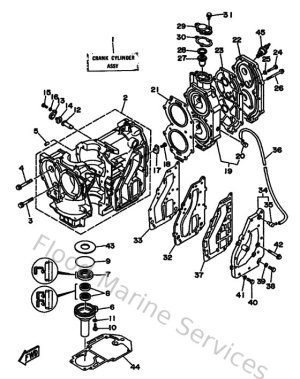 Diagram for Cylinder & Crankcase