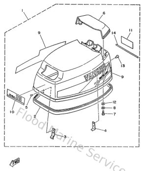 Diagram for Capot Supprieur