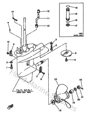 Diagram for Lower Casing & Drive 2