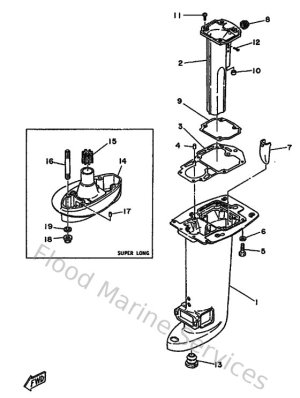 Diagram for Upper Casing