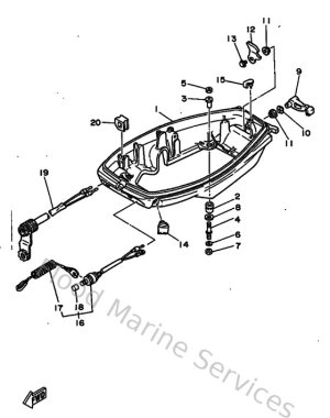 Diagram for Bottom Cowling