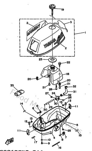 Diagram for Cowling & Fuel
