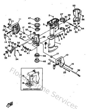 Diagram for Upper Casing & Bracket