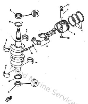 Diagram for Crankshaft & Piston