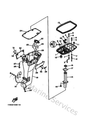 Diagram for Upper Casing