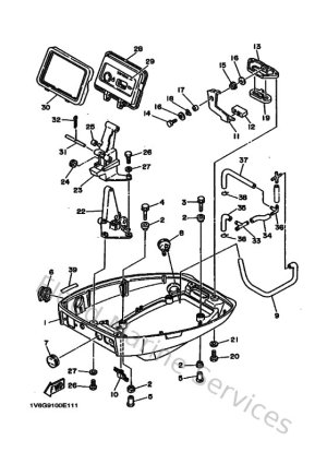 Diagram for Bottom Cowling