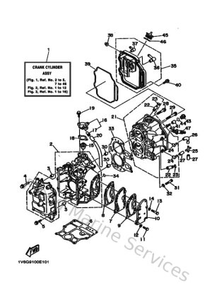 Diagram for Cylinder & Crankcase
