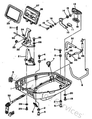Diagram for Bottom Cowling