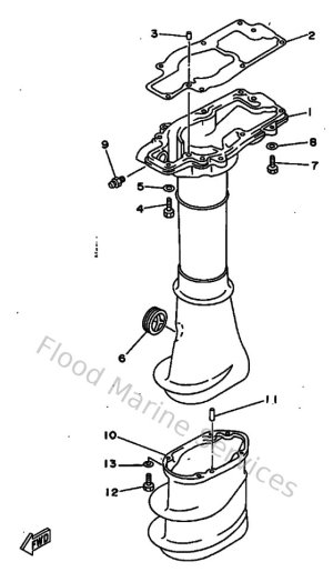 Diagram for Upper Casing