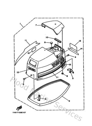Diagram for Top Cowling