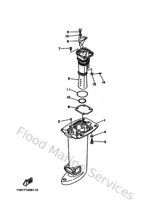 Diagram for Upper Casing