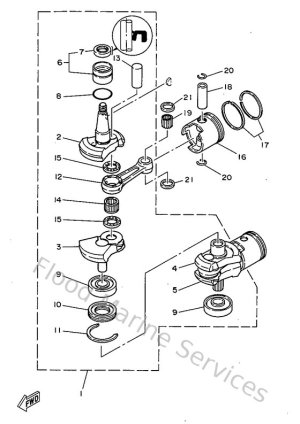 Diagram for Crankshaft & Piston