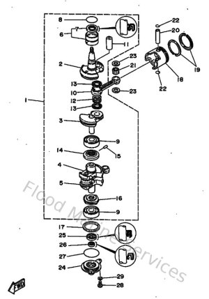 Diagram for Crankshaft & Piston