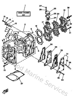 Diagram for Cylinder & Crankcase