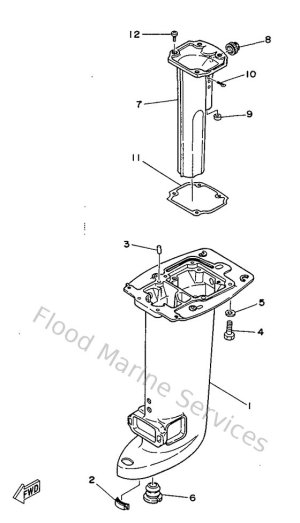 Diagram for Upper Casing
