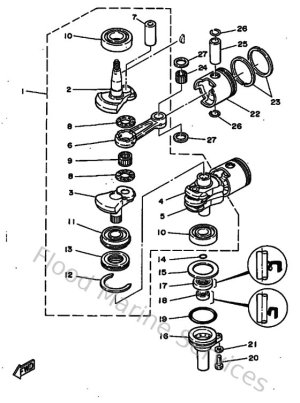 Diagram for Crankshaft & Piston