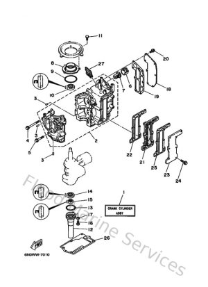 Diagram for Cylinder & Crankcase