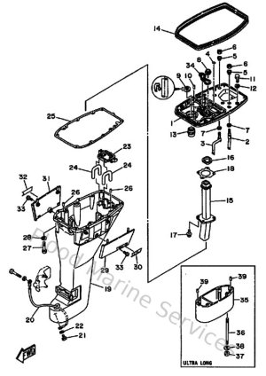 Diagram for Upper Casing