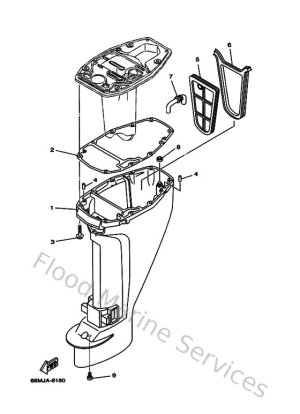 Diagram for Upper Casing