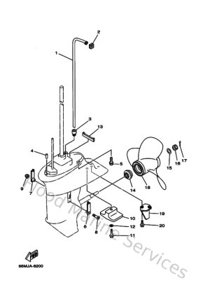 Diagram for Lower Casing & Drive 2