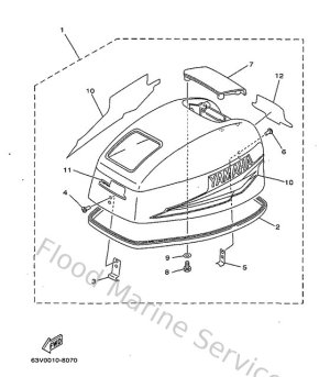 Diagram for Capot Supprieur