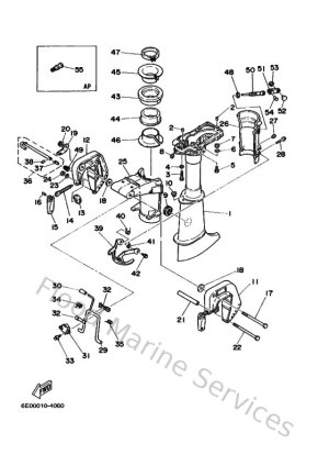 Diagram for Upper Casing & Bracket