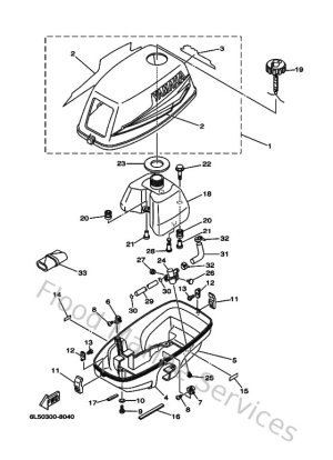 Diagram for Cowling & Fuel