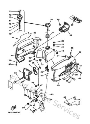 Diagram for Cowling & Fuel