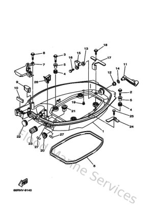 Diagram for Bottom Cowling