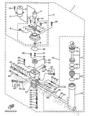 Diagram for Power Trim & Tilt Assy