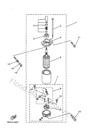 Diagram for Starting Motor