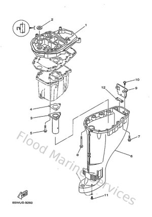 Diagram for Upper Casing
