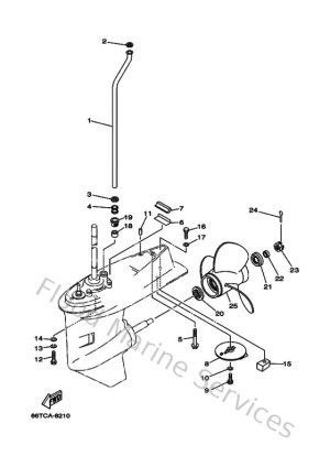 Diagram for Lower Casing & Drive 2