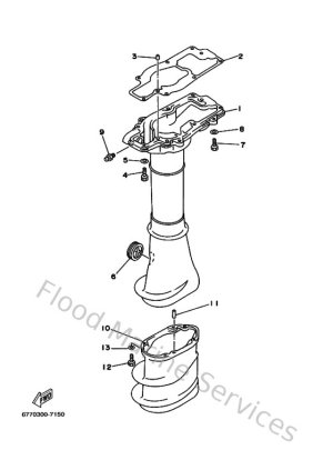 Diagram for Upper Casing