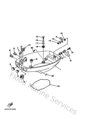Diagram for Bottom Cowling