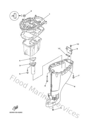 Diagram for Upper Casing