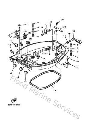 Diagram for Bottom Cowling