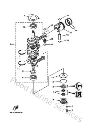 Diagram for Crankshaft & Piston