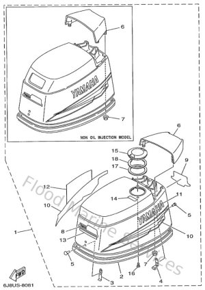 Diagram for Top Cowling
