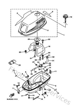 Diagram for Cowling & Fuel