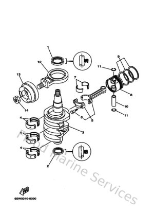 Diagram for Crankshaft & Piston