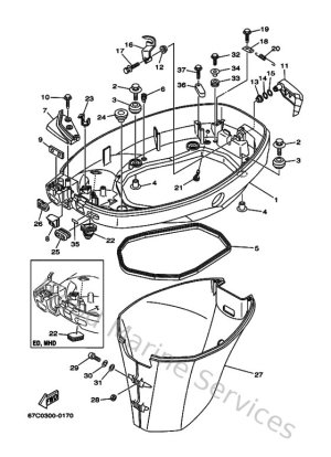 Diagram for Bottom Cowling