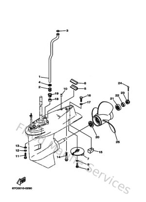 Diagram for Lower Casing & Drive 2
