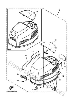 Diagram for Top Cowling