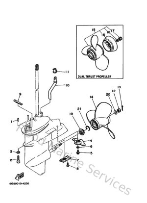 Diagram for Lower Casing & Drive 2