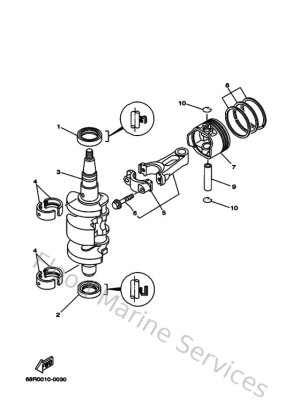 Diagram for Crankshaft & Piston