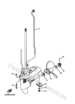 Diagram for Lower Casing & Drive 2