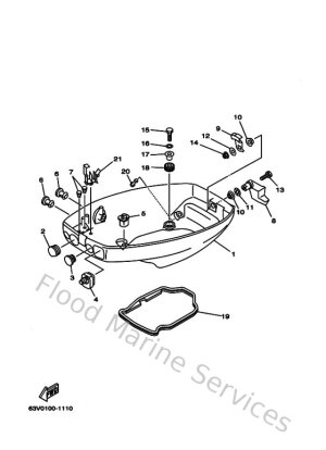 Diagram for Bottom Cowling