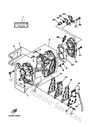 Diagram for Cylinder & Crankcase
